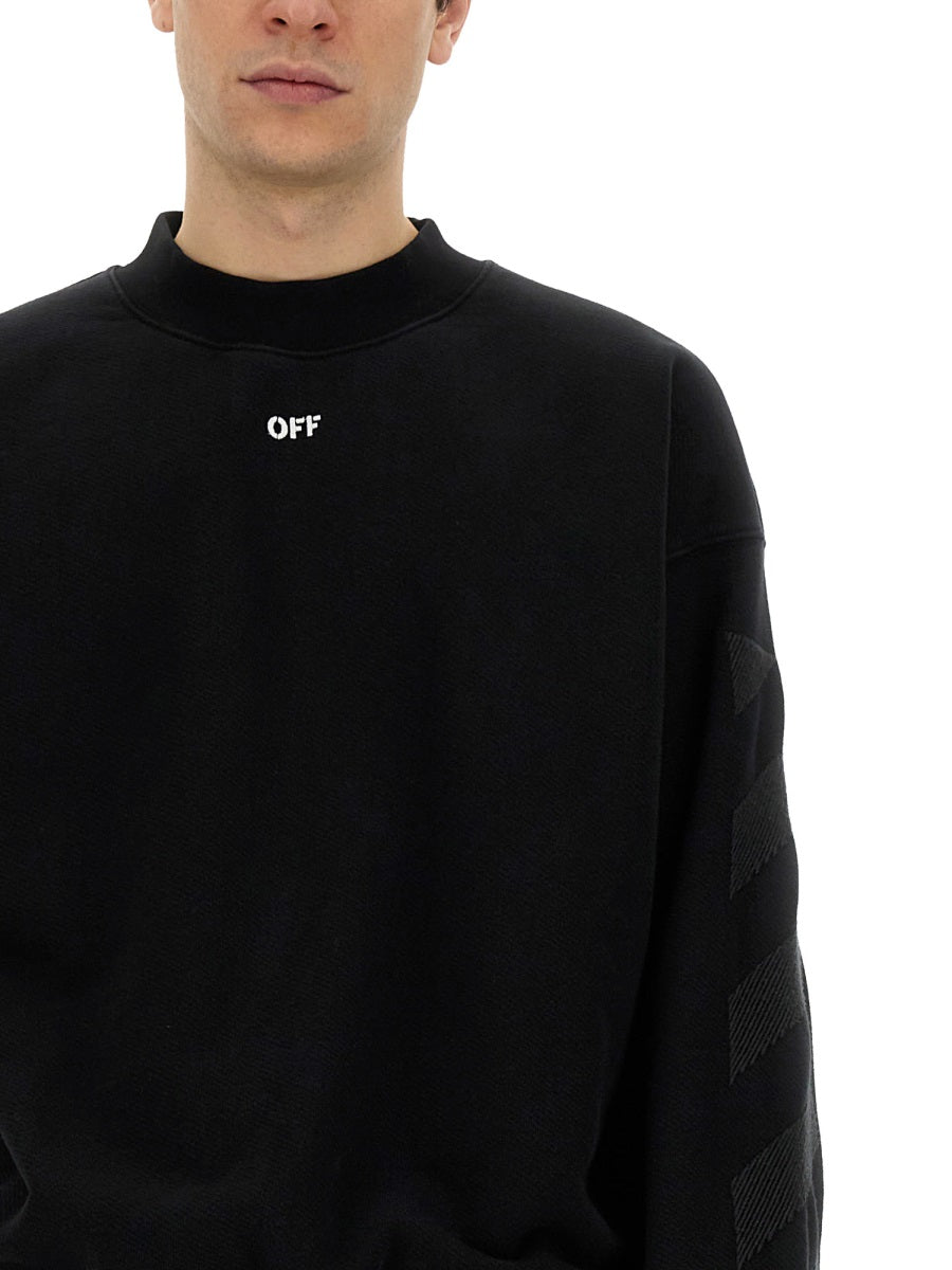 Off-White SWEATSHIRT WITH LOGO OMBA054S24FLE0031001