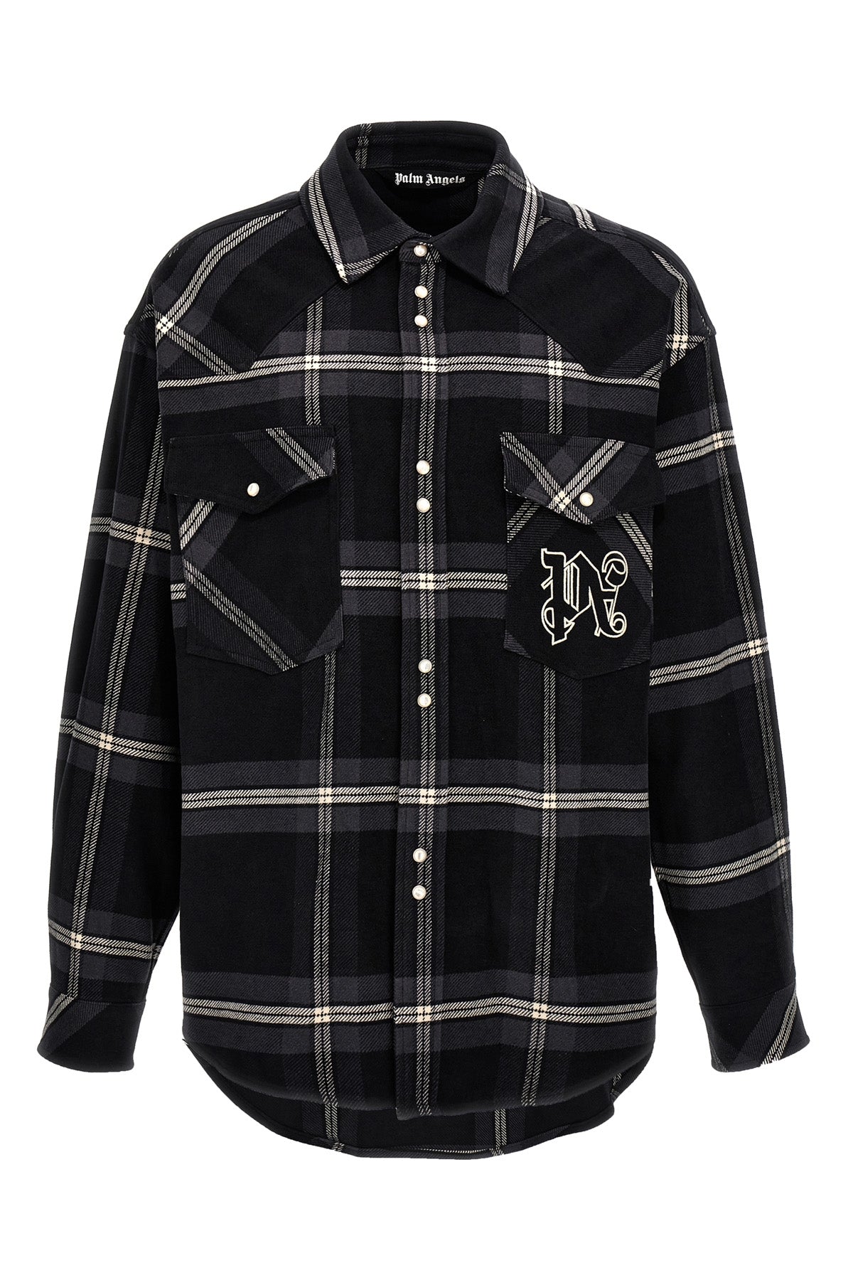 Palm Angels 'MONOGRAM CHECK' OVERSHIRT PMES023R24FAB00111031103