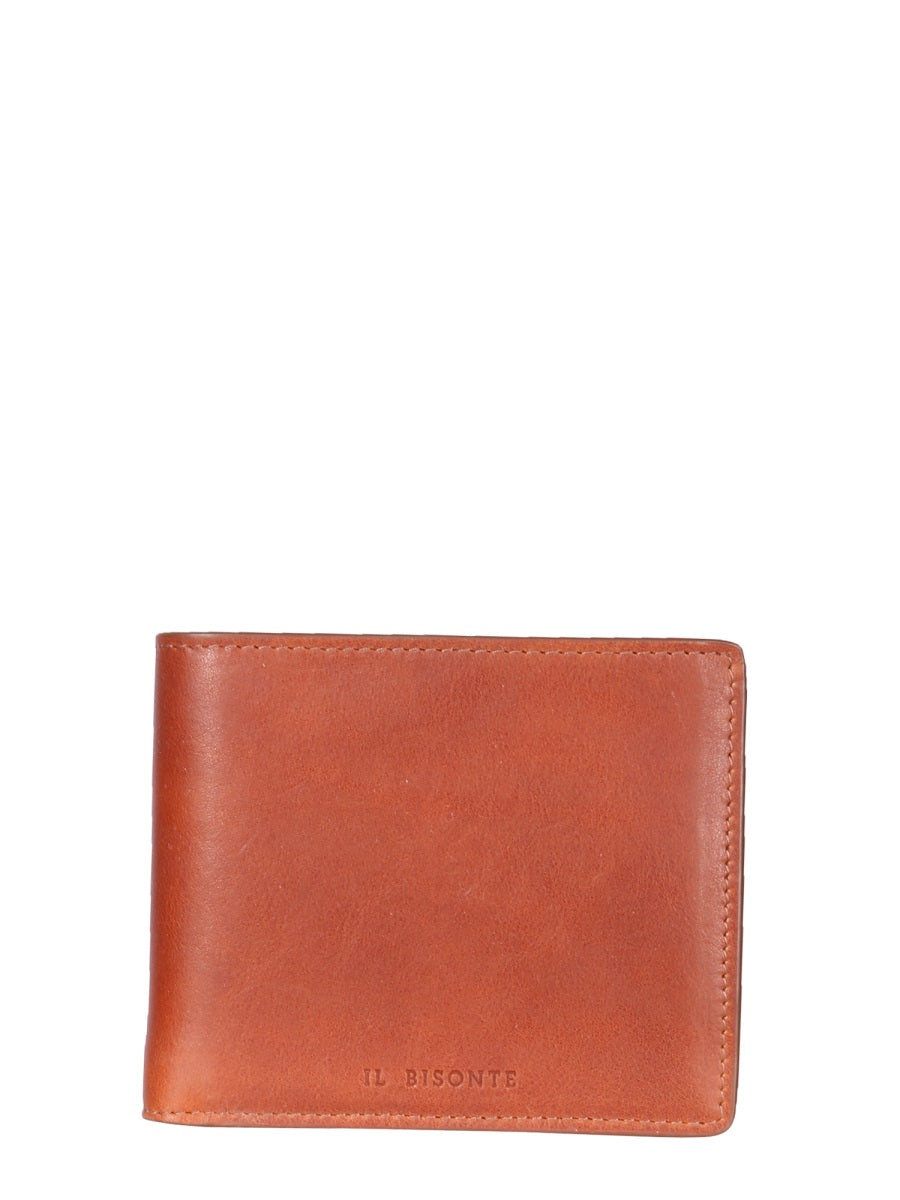 IL BISONTE LEATHER BIFOLD WALLET SBW060POX001BW382