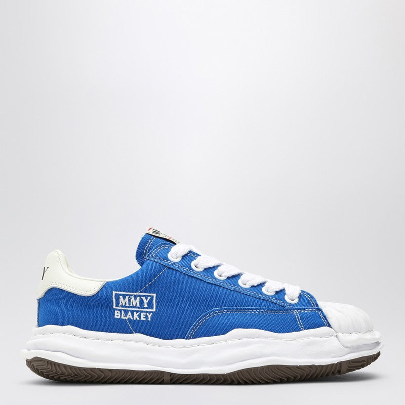 Maison Mihara Yasuhiro Electric blue canvas Blakey low-top sneakers A08FW735COP_MIHAR-CB