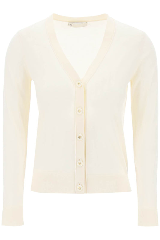 TORY BURCH 'simone' wool and silk cardigan 146283104