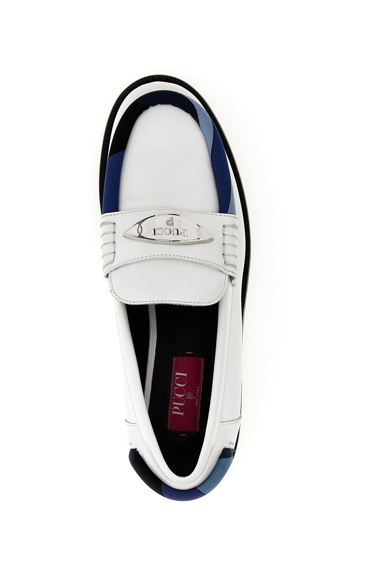 Emilio Pucci LOGO LEATHER LOAFERS 3RCC503RX06100