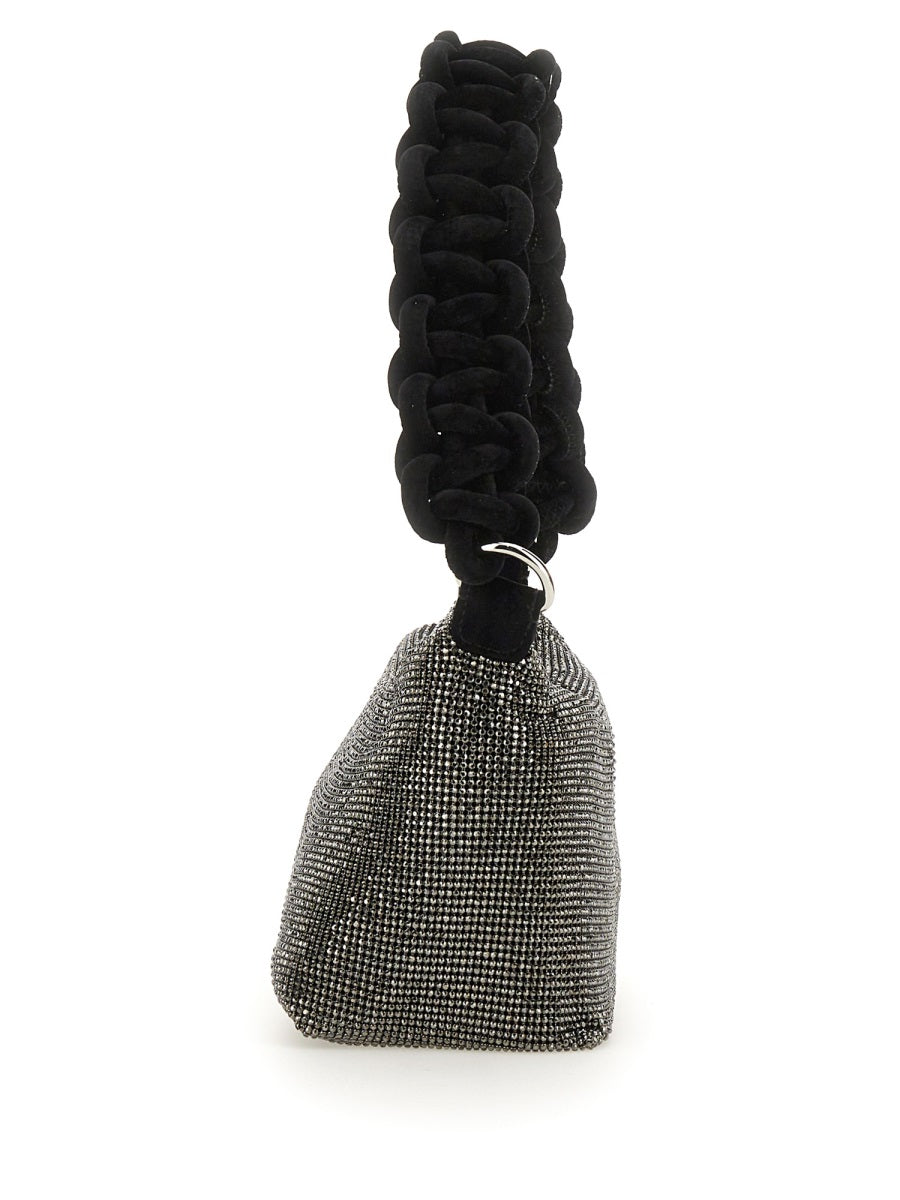 KARA BAG WITH KNOTTED HANDLE HB350A0992HEMATITE