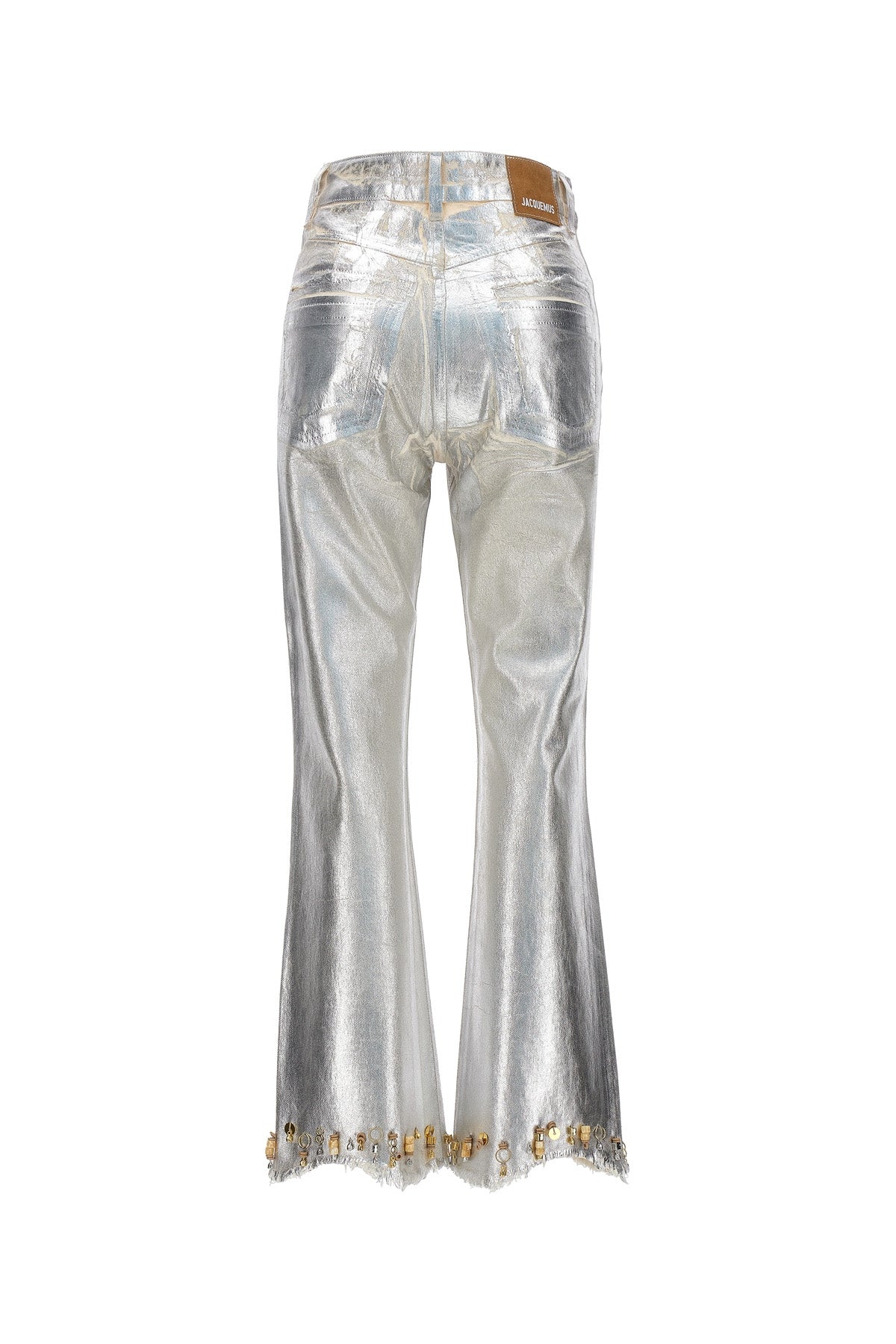 JACQUEMUS 'LE DE NĪMES COURT ARTICHA' JEANS 23E231DE015SILVER