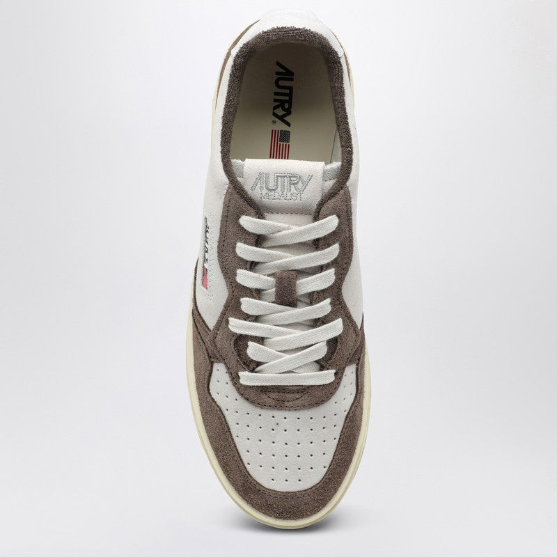 AUTRY Medalist white/brown suede sneakers AULMSH05P_AUTRY-SH05