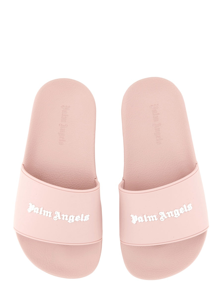 Palm Angels SLIDE SANDAL WITH LOGO PWIC010S24MAT0013001