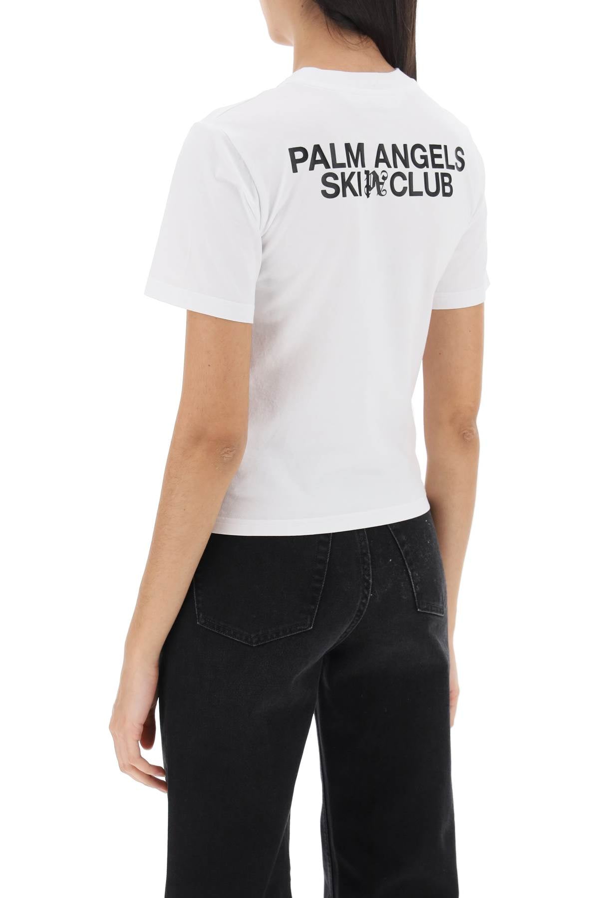 Palm Angels ski club t-shirt PWAA044R24JER0020110