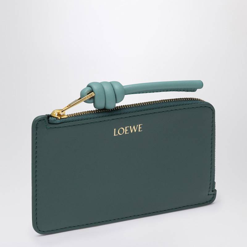 LOEWE Knot green/blue card case with coin purse CEM1Z40X02LEQ_LOEW-4815