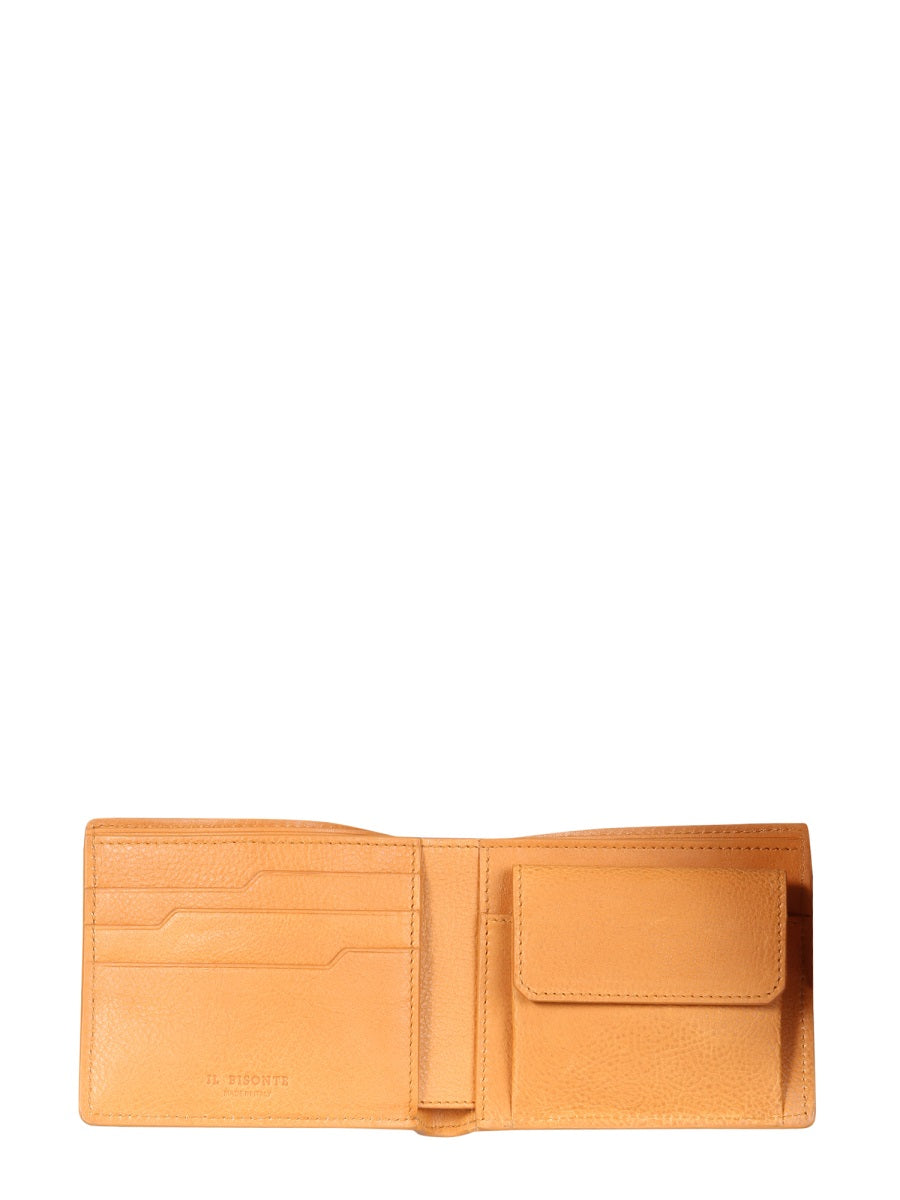 IL BISONTE LEATHER BIFOLD WALLET SBW060POX001NA252