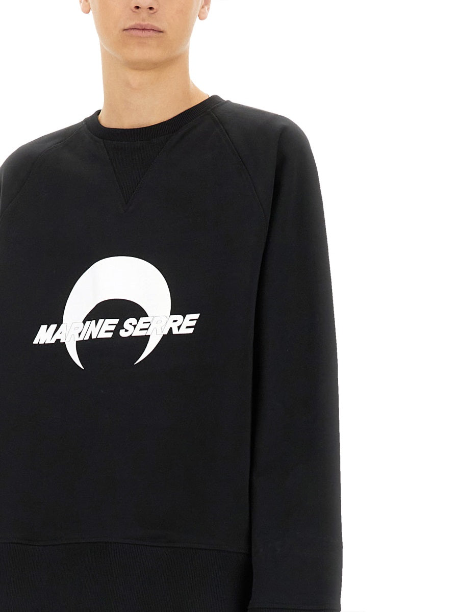 MARINE SERRE "MOON" SWEATSHIRT UST019ACJER0013BK99