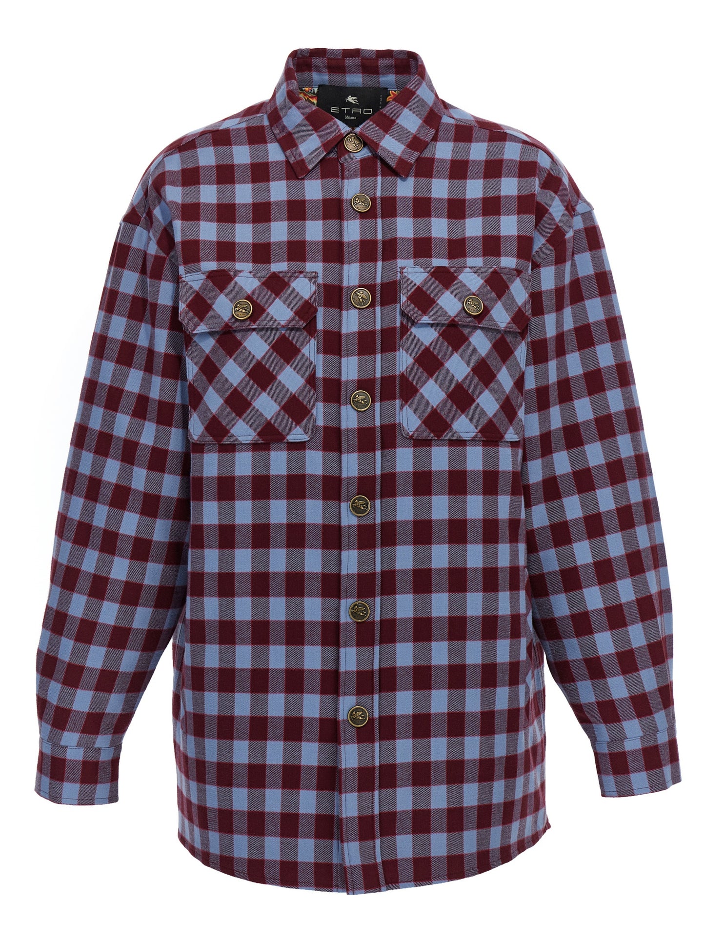 ETRO CHECK OVERSHIRT WRBA002499TT531S8461