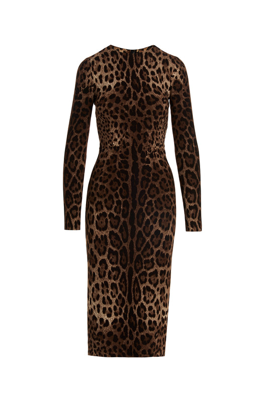 Dolce & Gabbana 'LEOPARDO' DRESS F6ZJ7TFSRKIHY13M