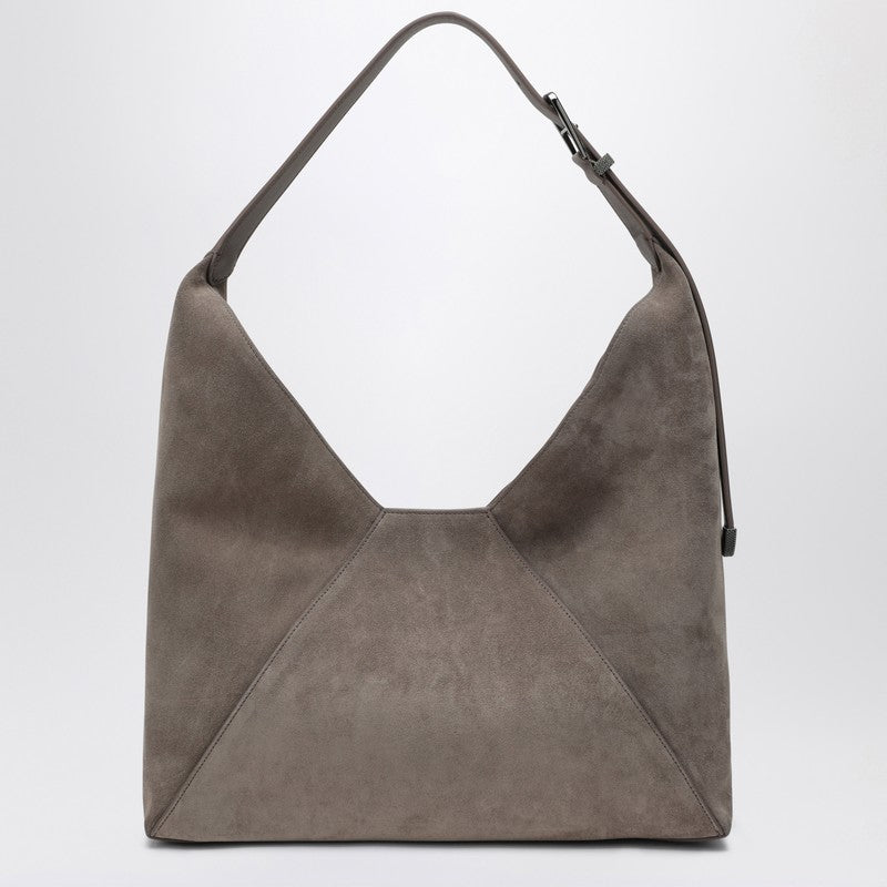 Brunello Cucinelli BC Duo grey hobo bag MBHID3678LEP_CUCIN-C8212