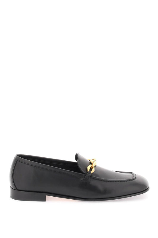 JIMMY CHOO 'DIAMOND TILDA' LOAFERS DIAMONDTILDALOAFERCLFBLACK