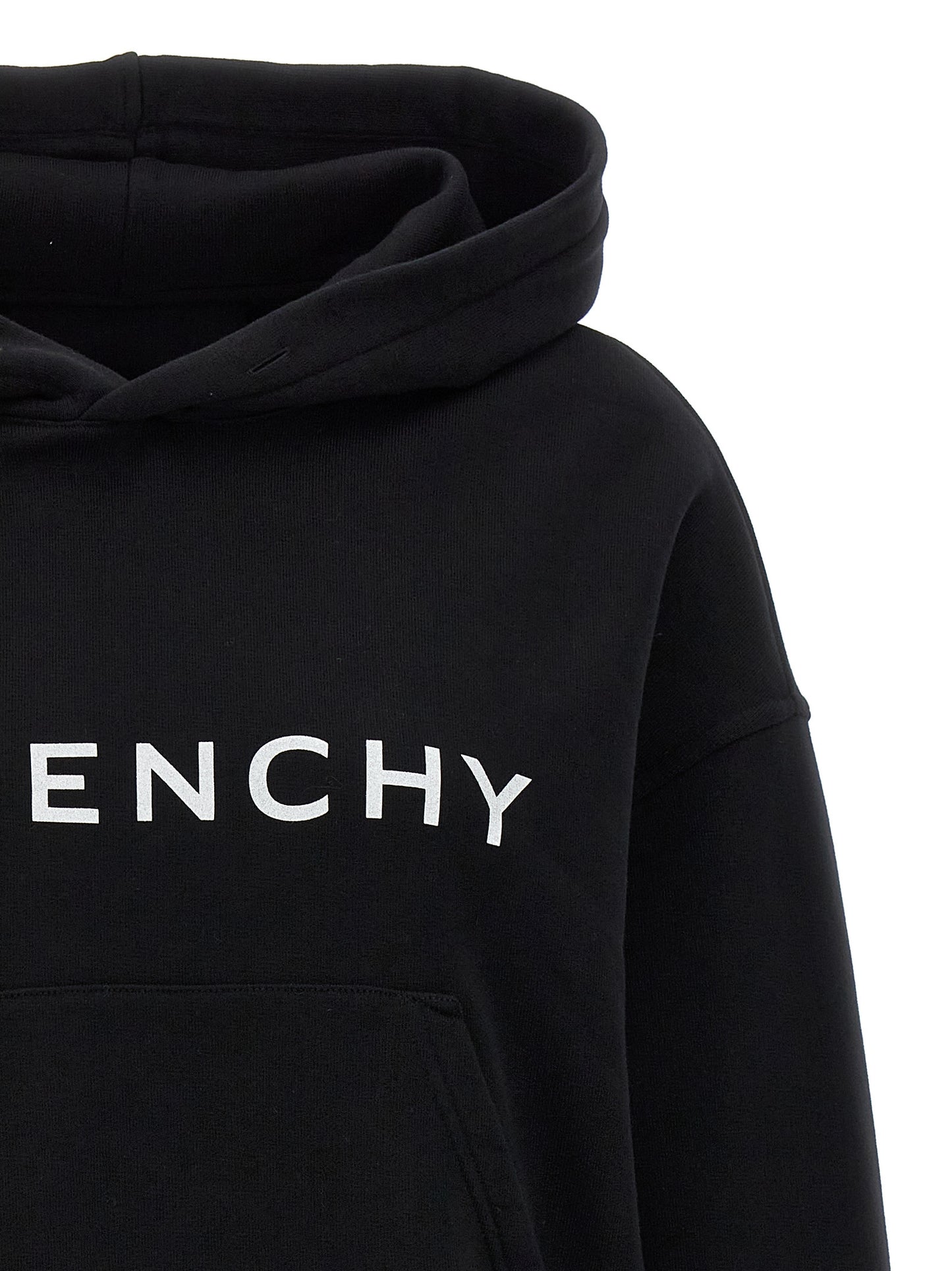 GIVENCHY LOGO PRINT HOODIE BWJ03M3YAC001