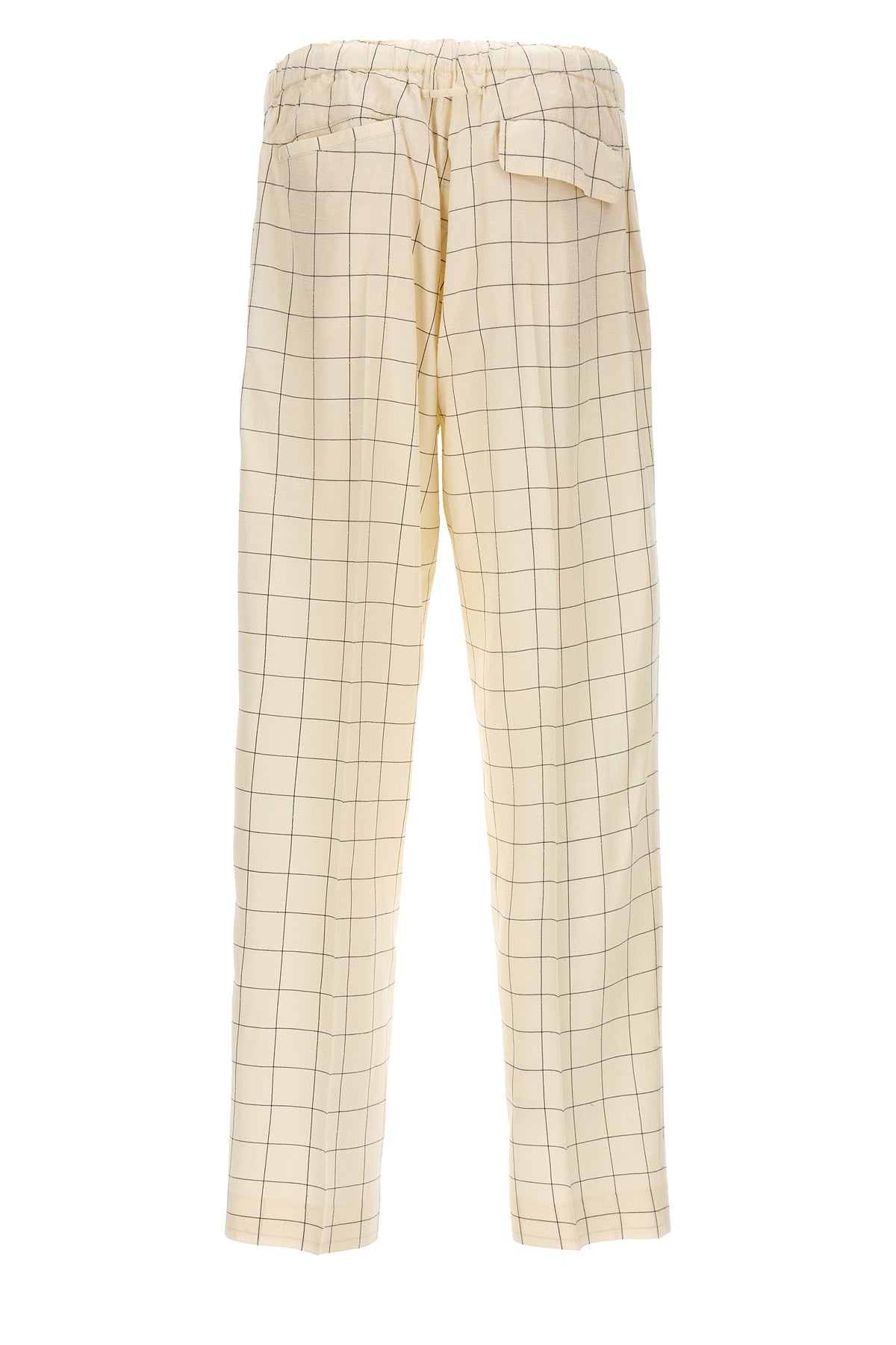 UNDERCOVER CHECKERED PANTS US1C4501IVORYCK