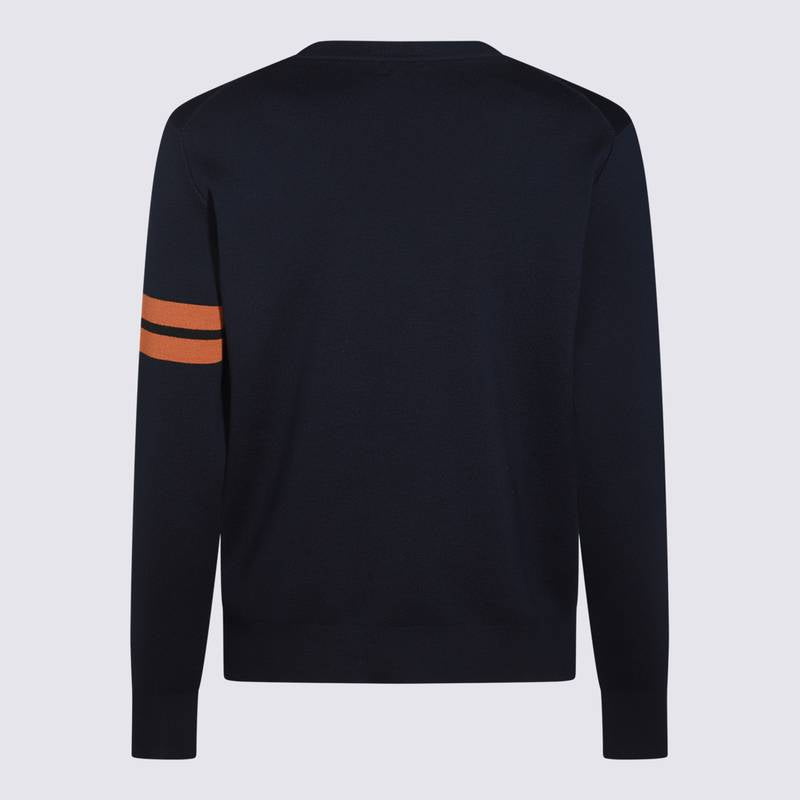 ZEGNA Sweaters Blue E8M91110B09