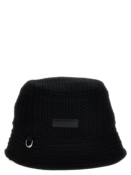 JACQUEMUS 'LE BOB BELO' BUCKET HAT 245AC6482379BLACK