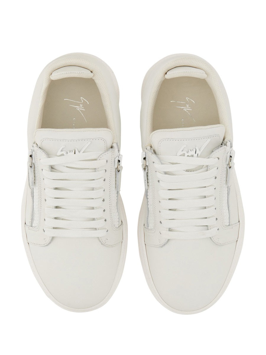 GIUSEPPE ZANOTTI LEATHER SNEAKER RM30034014