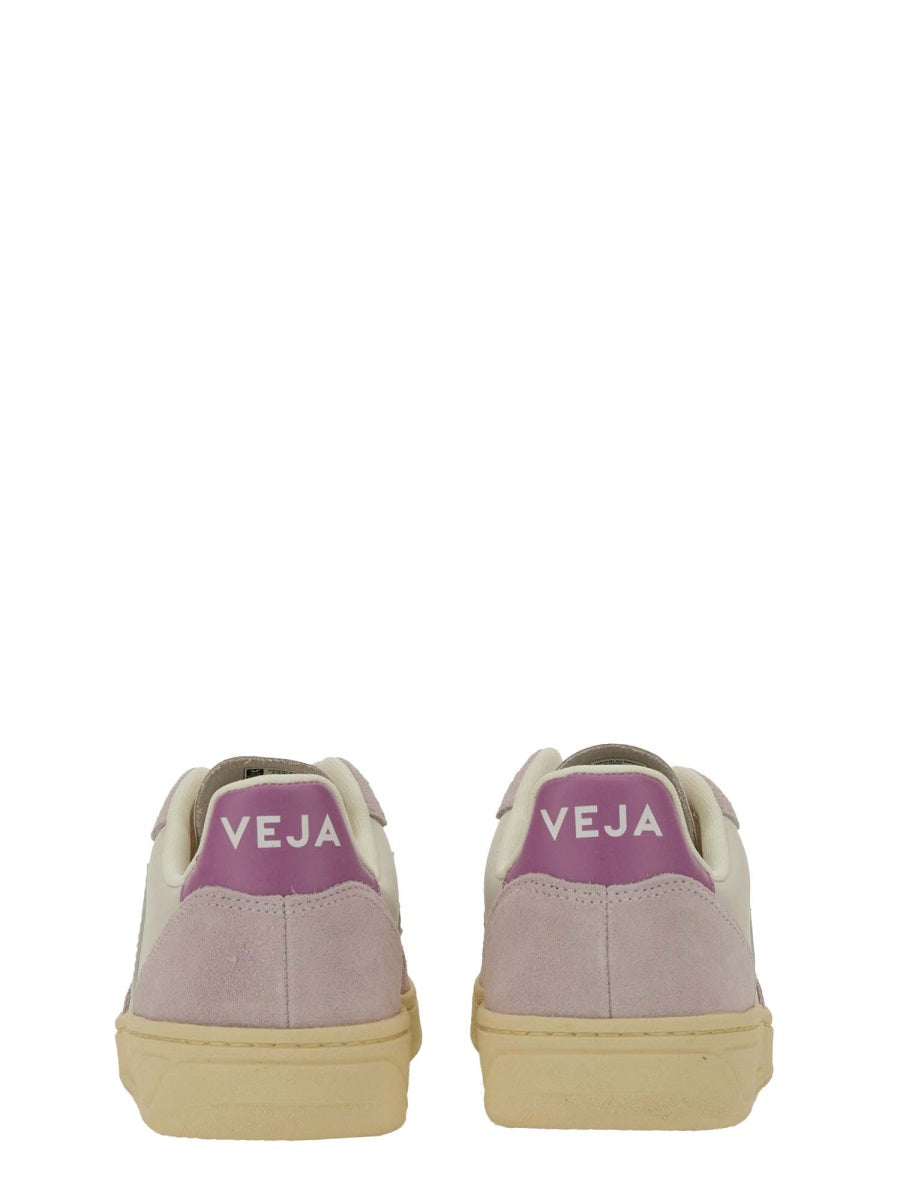 VEJA SNEAKER "V-10" VX0203476GRAVEL/MENTHOL/PARME