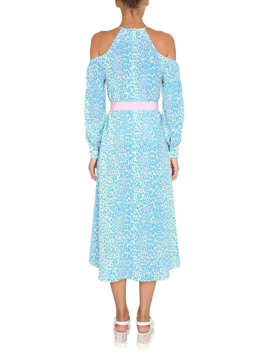 Stella McCartney DRESS WITH ANIMAL PATTERN 604365STA308500