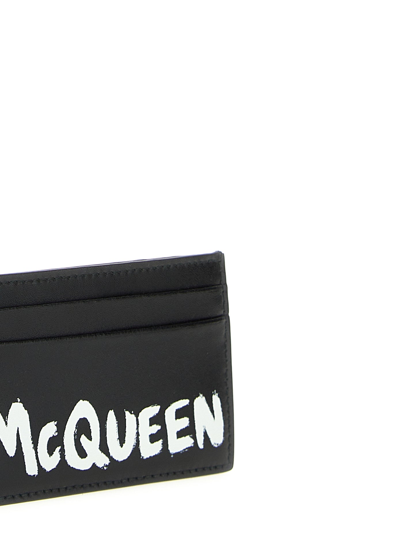 Alexander McQUEEN LOGO PRINT CARD HOLDER 6021441AAML1070