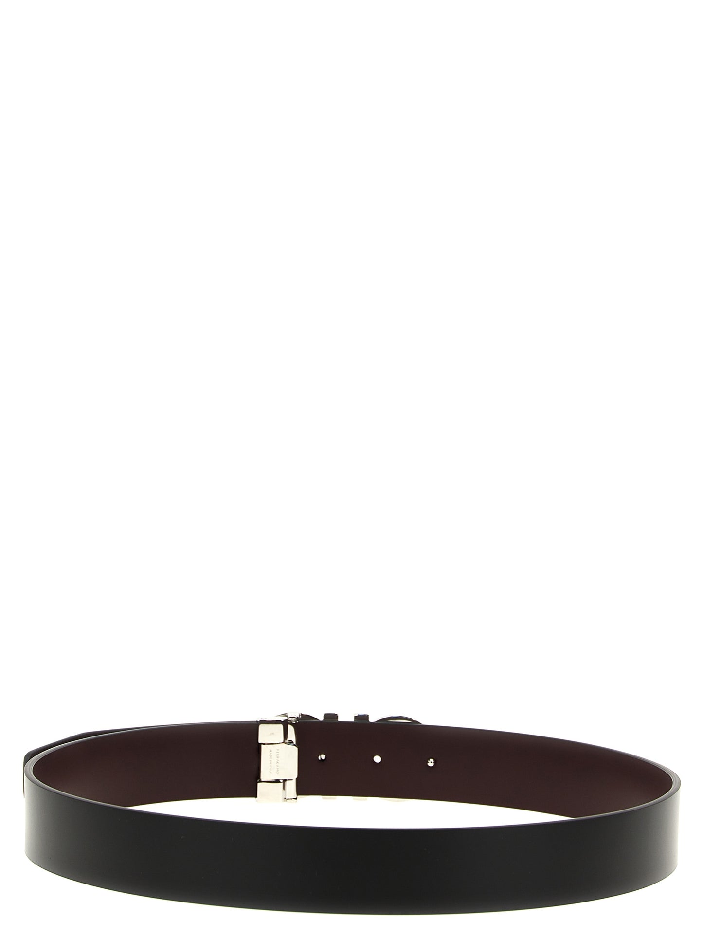 FERRAGAMO 'GANCINI' REVERSIBLE BELT 776399NERO