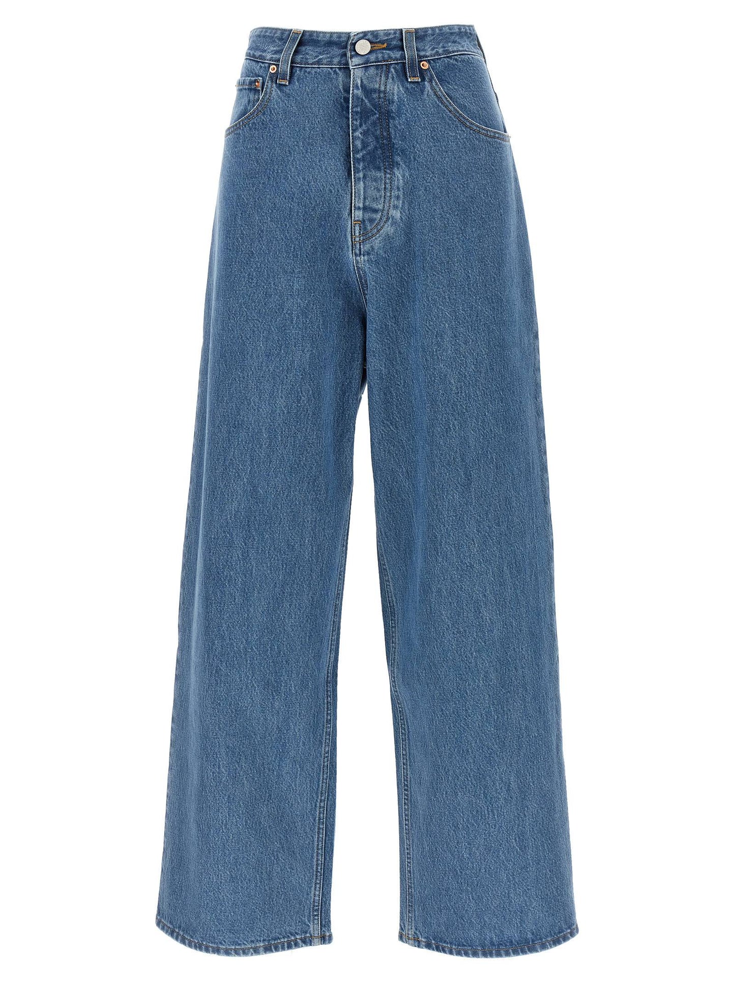 VETEMENTS BAGGY JEANS UA66PA540NMIDBLUE