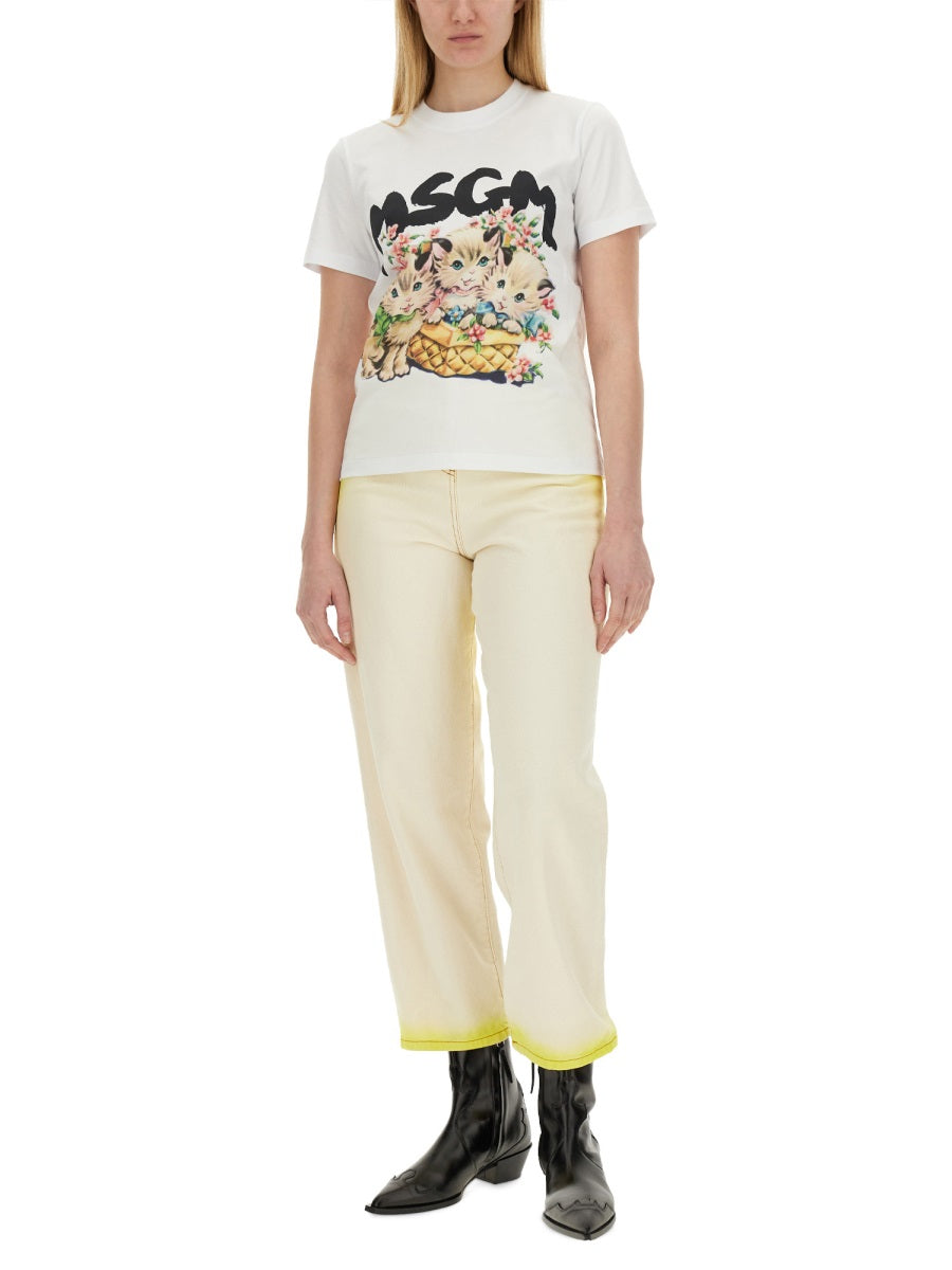 MSGM COTTON JEANS 3642MDP240T24747306