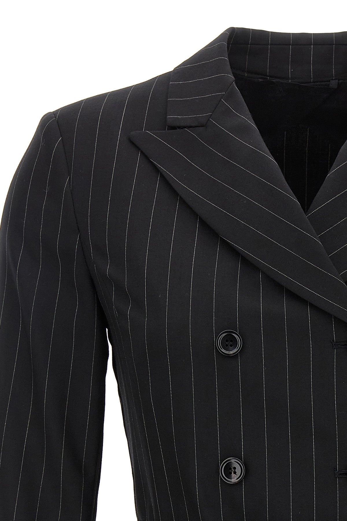 Max Mara DOUBLE-BREASTED PINSTRIPE BLAZER GABBIA006