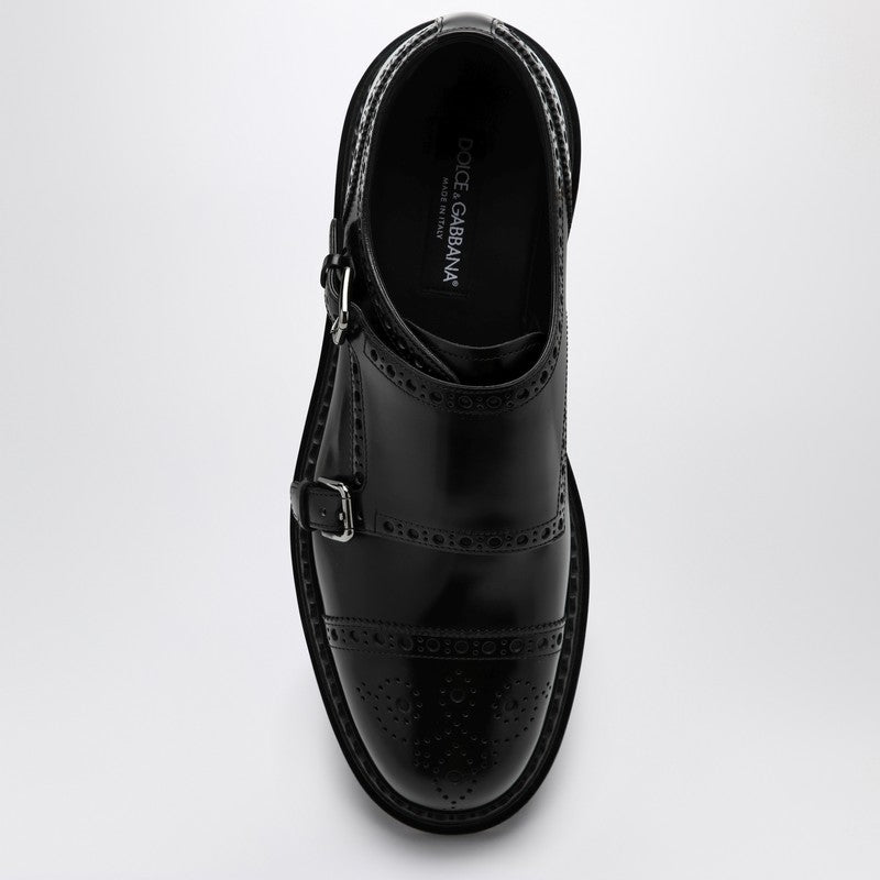 Dolce & Gabbana Dolce&Gabbana Black Monkstrap Loafer A10828A1203P_DOLCE-80999