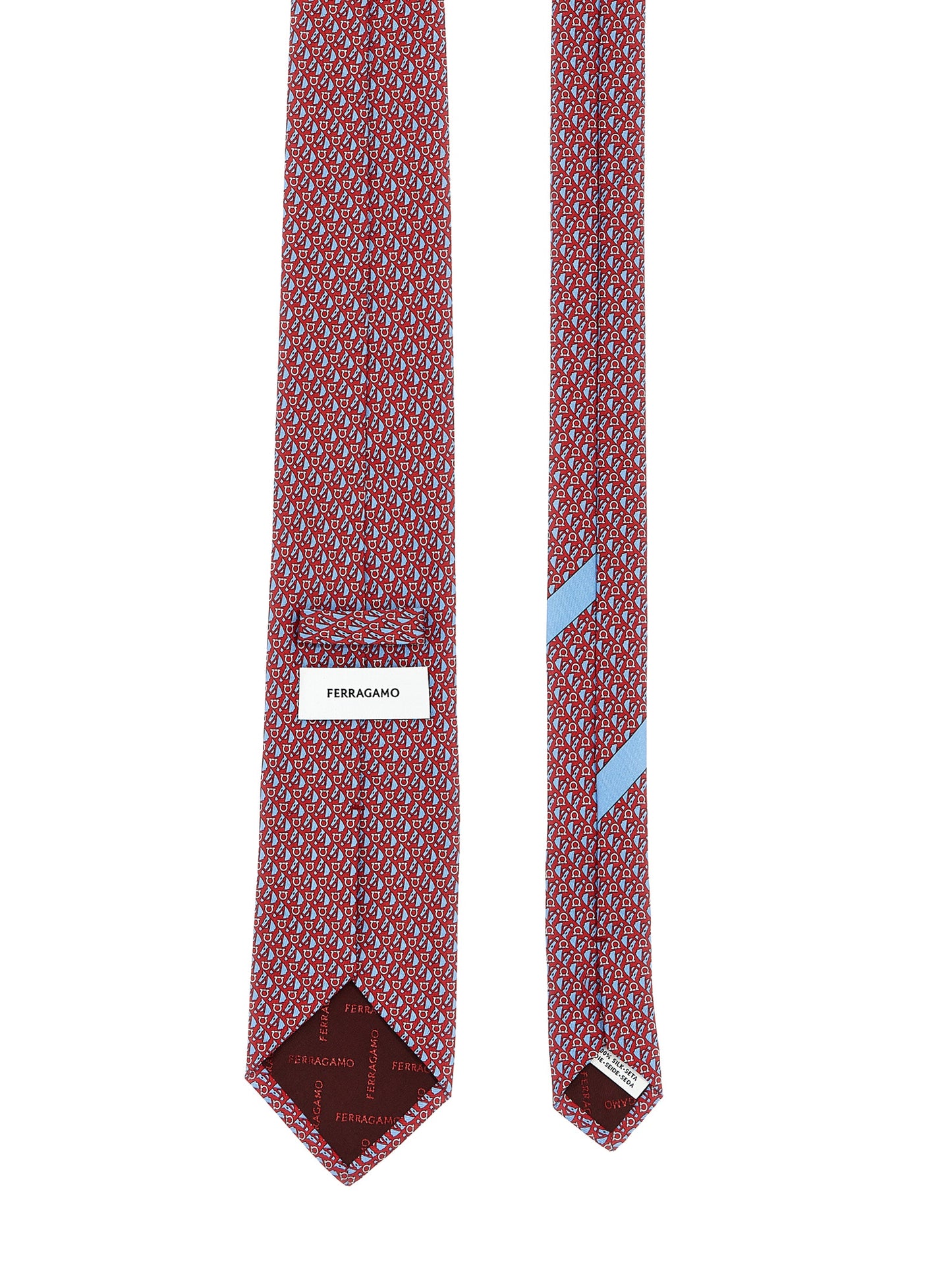 FERRAGAMO PRINTED TIE 773950FROSSO