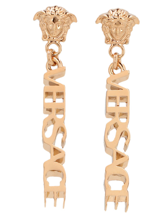 VERSACE LA MEDUSA LOGO EARRINGS 10022731A006203J000