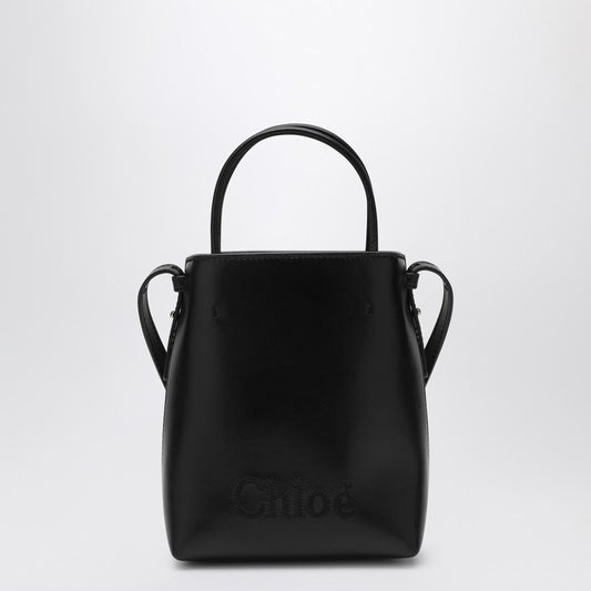 Chloé Micro Chloé Sense black tote bag CHC23UP873I10P_CHLOE-001