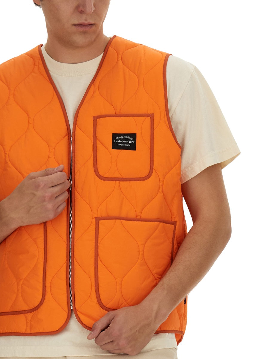 AWAKE NY VESTS WITH LOGO OT003ORANGE