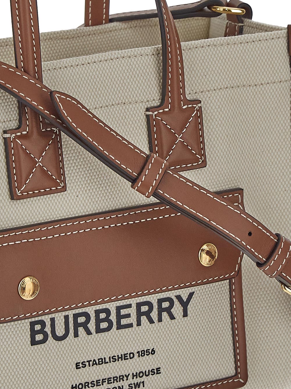 Burberry BURBERRY Top Handle beige 8044143A1395