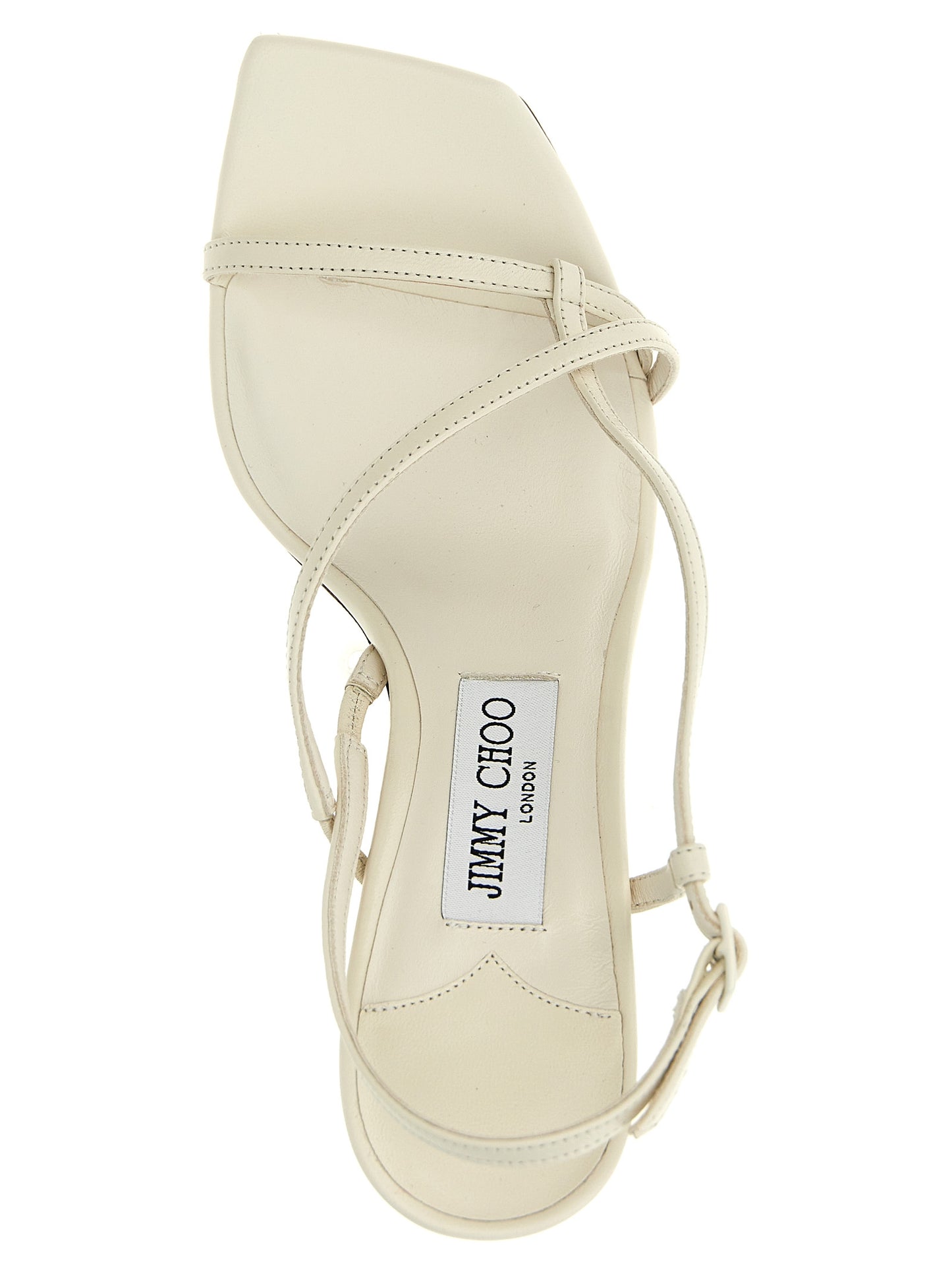 JIMMY CHOO 'ETANA' SANDALS ETANA80CDOLATTEMALACHITE