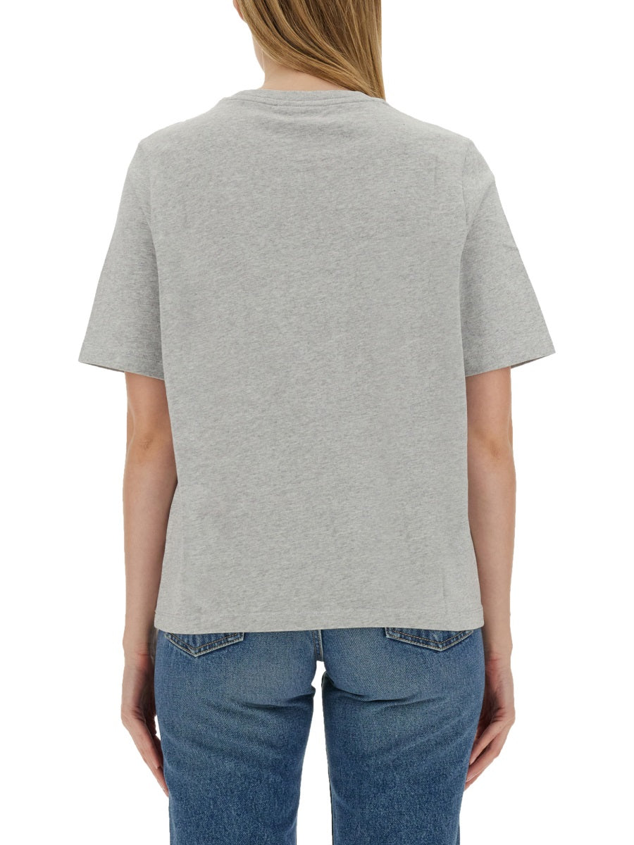 Maison Kitsuné T-SHIRT WITH LOGO MW00126KJ0119H120