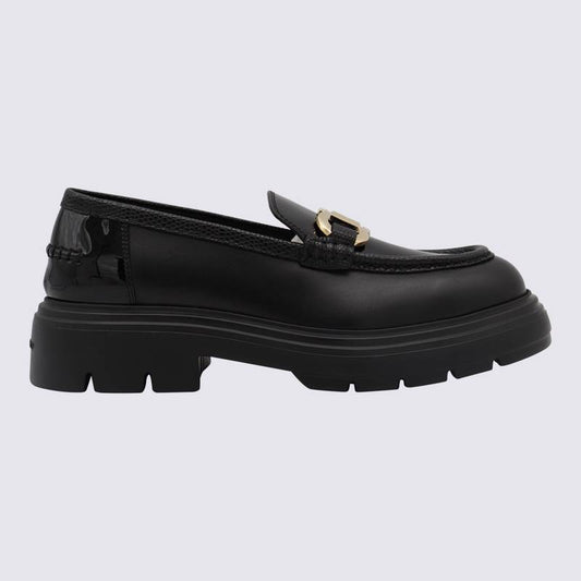 FERRAGAMO Flat shoes Black 77510301I731003