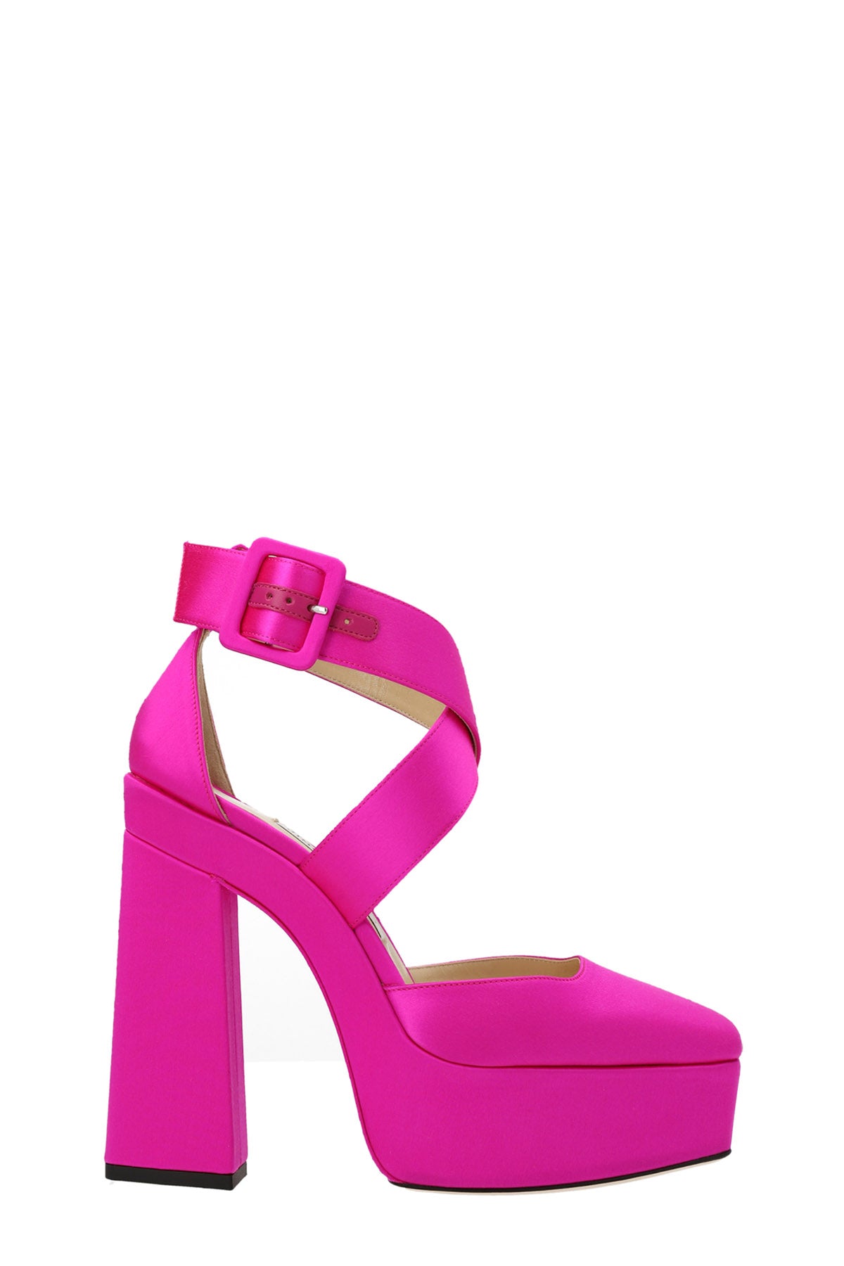 JIMMY CHOO 'GIAN' PUMPS GIAN140SATFUCHSIA