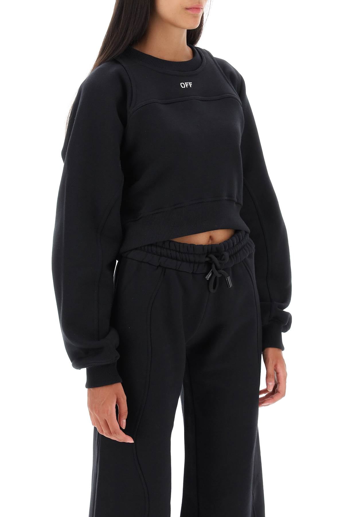 Off-White Sweatshirt Woman  black OWBA071F23JER0011001