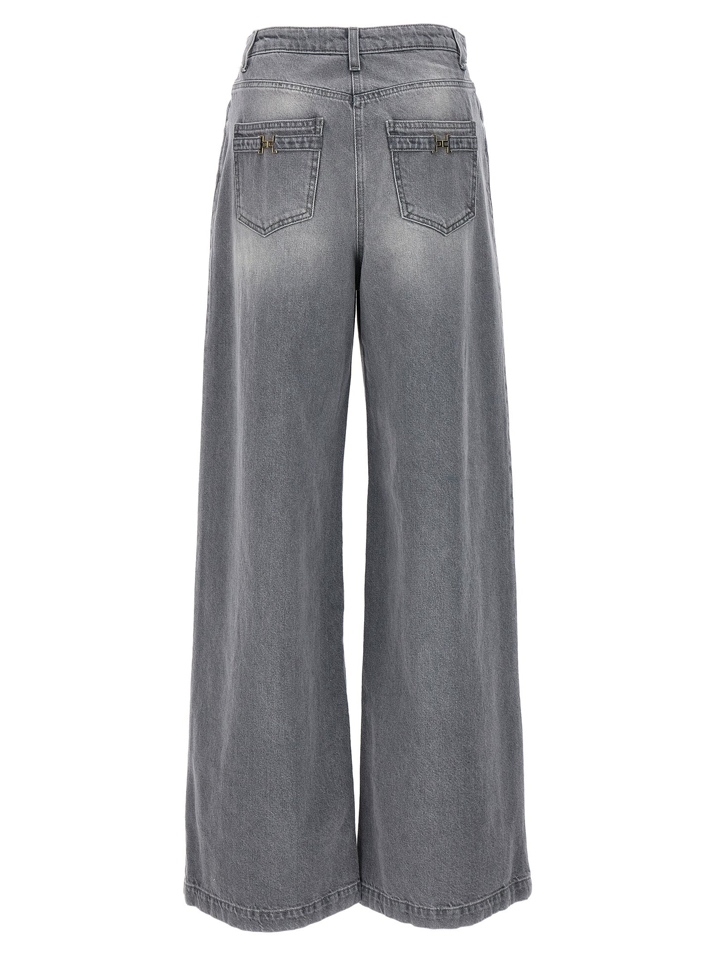 Elisabetta Franchi WIDE LEG JEANS PJ59D41E2400