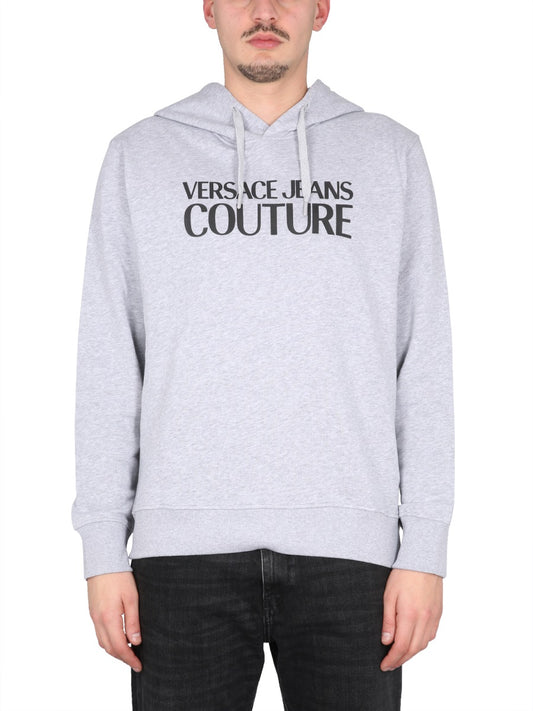 VERSACE JEANS COUTURE SWEATSHIRT WITH LOGO 74GAIT13CF01O802