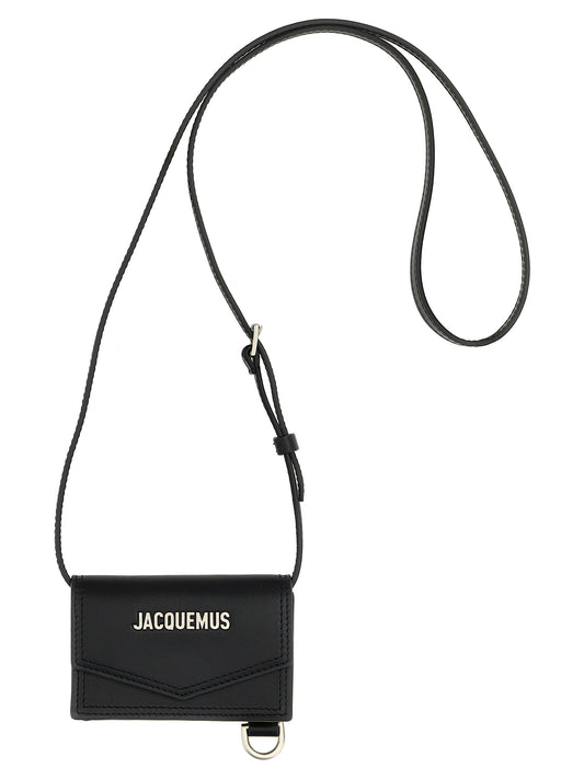 JACQUEMUS 'LE PORTE AZUR' CARD HOLDER 22H216SL0043061BLACK