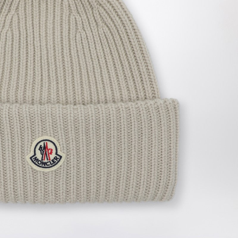 Moncler Beige wool and cashmere bonnet 3B000-66M1127P_MONCL-216