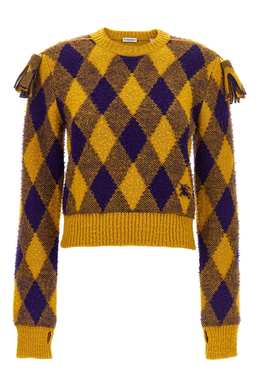 Burberry 'ARGYLE' SWEATER 8076945PEAR