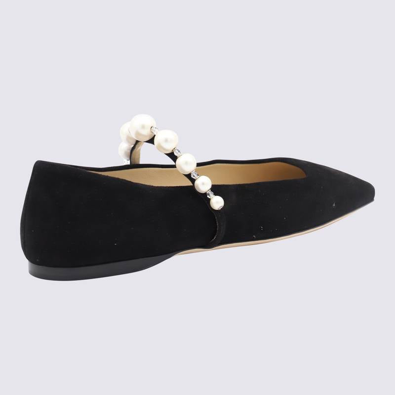 JIMMY CHOO Flat shoes Black ADEFLATSZR000050