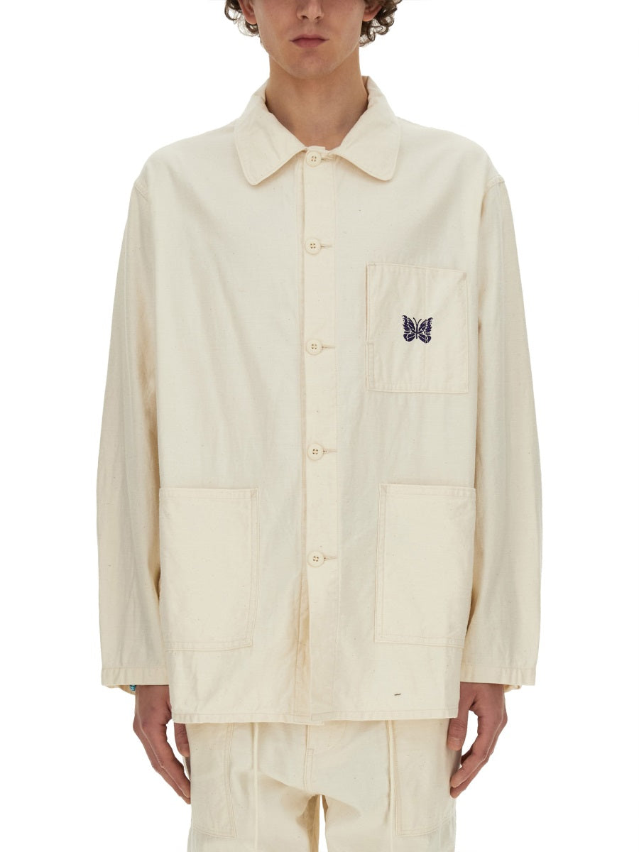 Needles COTTON SHIRT OT179A-WHITE