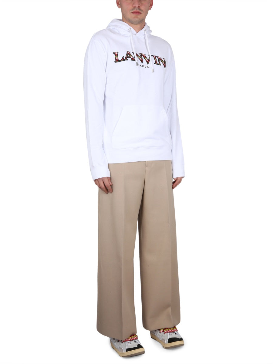 LANVIN SWEATSHIRT WITH LOGO EMBROIDERY RM-HO0001J199-P230140