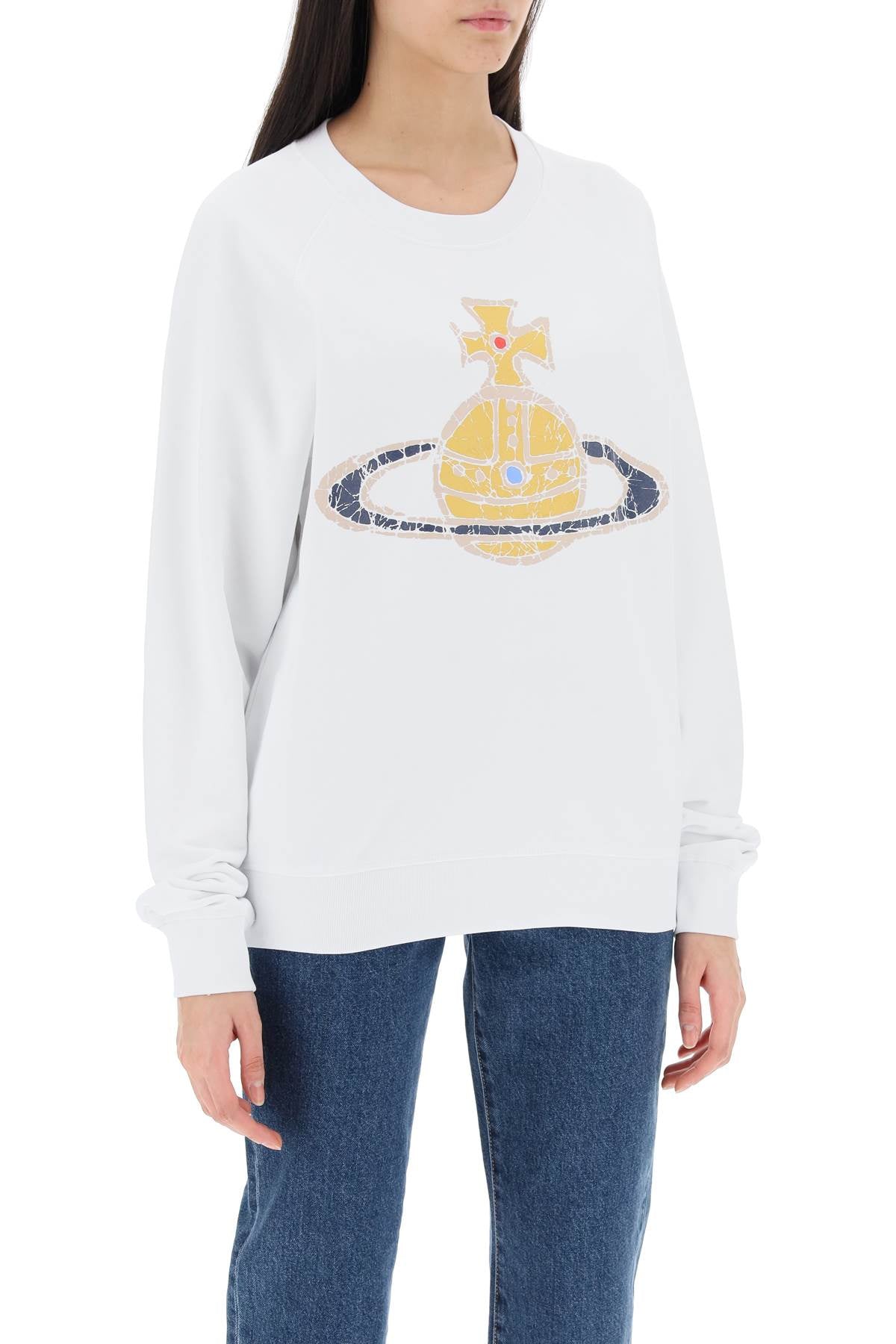 Vivienne Westwood time machine raglan sweatshirt 3I01000LJ0006A401